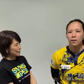 夏目真紀子の“ナマ声bring”　第一回　YOKOHAMAＴＫＭ内海春菜子選手