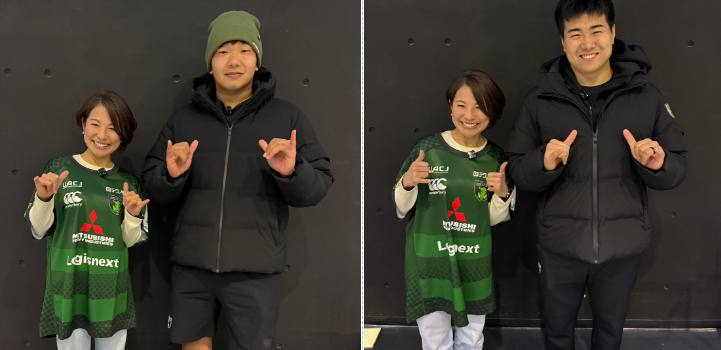 第5回 夏目真紀子の“ナマ声Bring” 三菱重工相模原ダイナボアーズ 安昌豪選手 & 小泉怜史選手 第5回 夏目真紀子の“ナマ声Bring” 三菱重工相模原ダイナボアーズ 安昌豪選手 & 小泉怜史選手